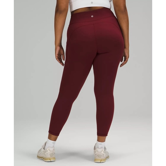 Invigorate high rise tight 25” in Red Merlot - Picture 4 of 10